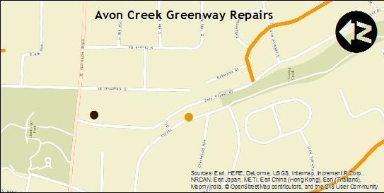 Avon Creek Repair Web map