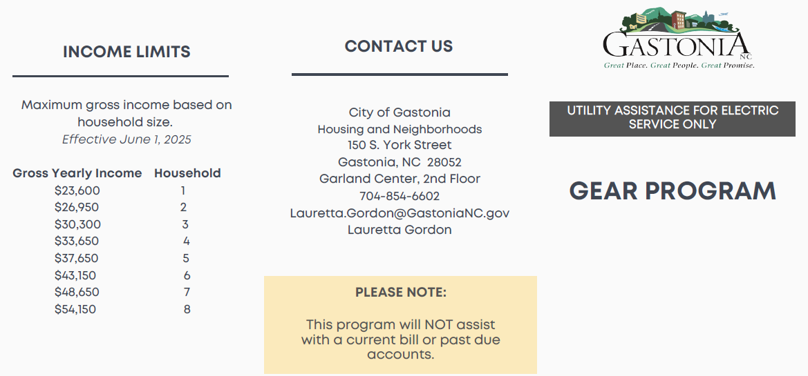 Image of GEAR program brochure 