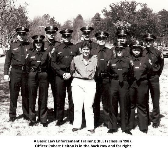 BLET class in 1987 with caption