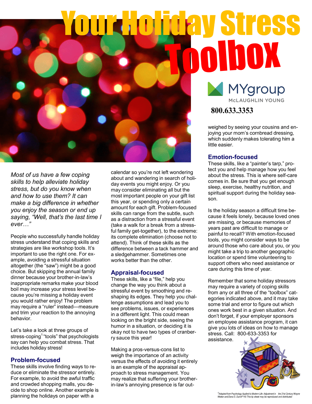 Holiday stress   MYgroup
