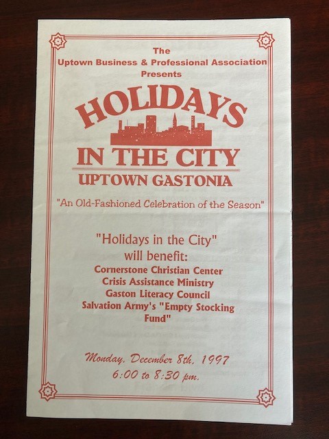 Holidays in the City program 1