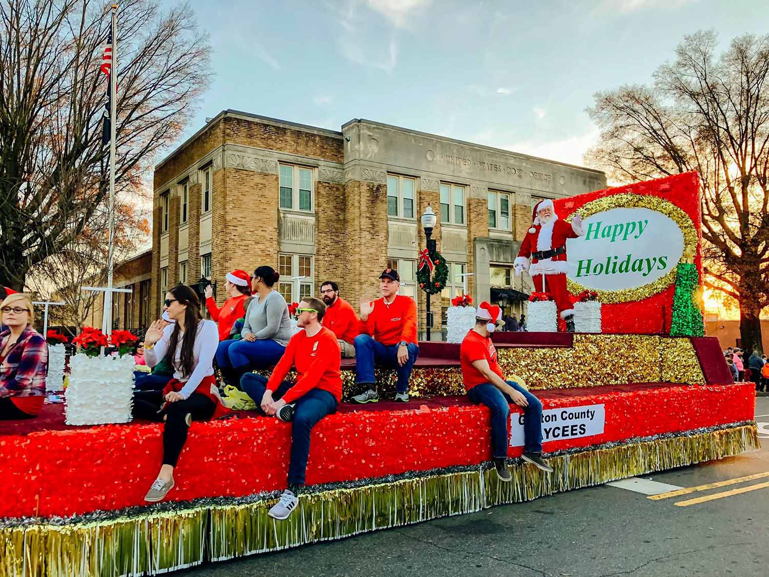 Santa float   Walker Reid