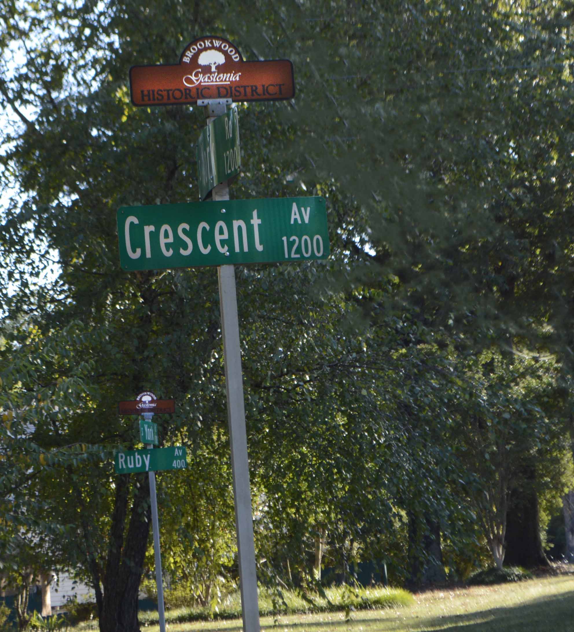 Brookwood street sign