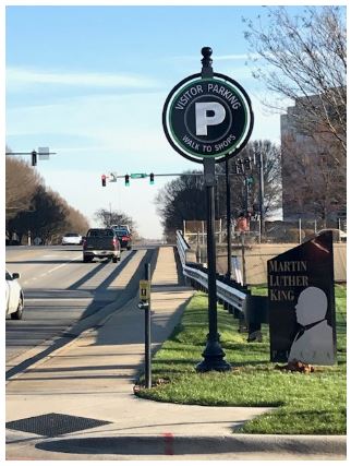 Downtown Parking Sign Wayfinding