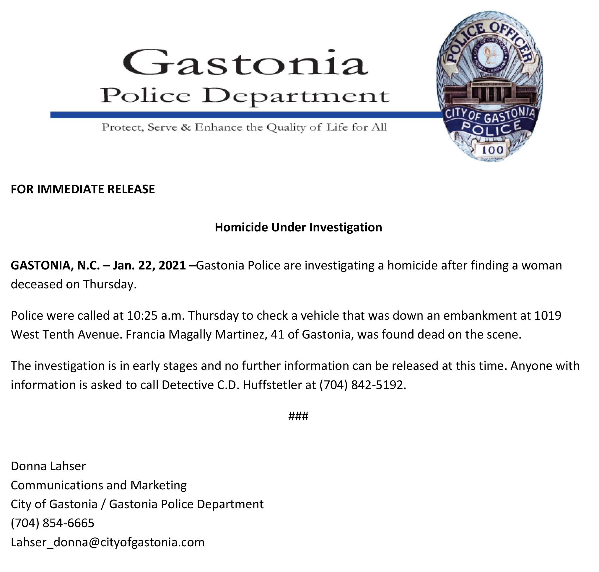 Homicide Under Investigation web copy