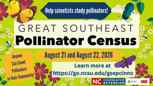 Graphic of Pollinator Census and 2026 dates