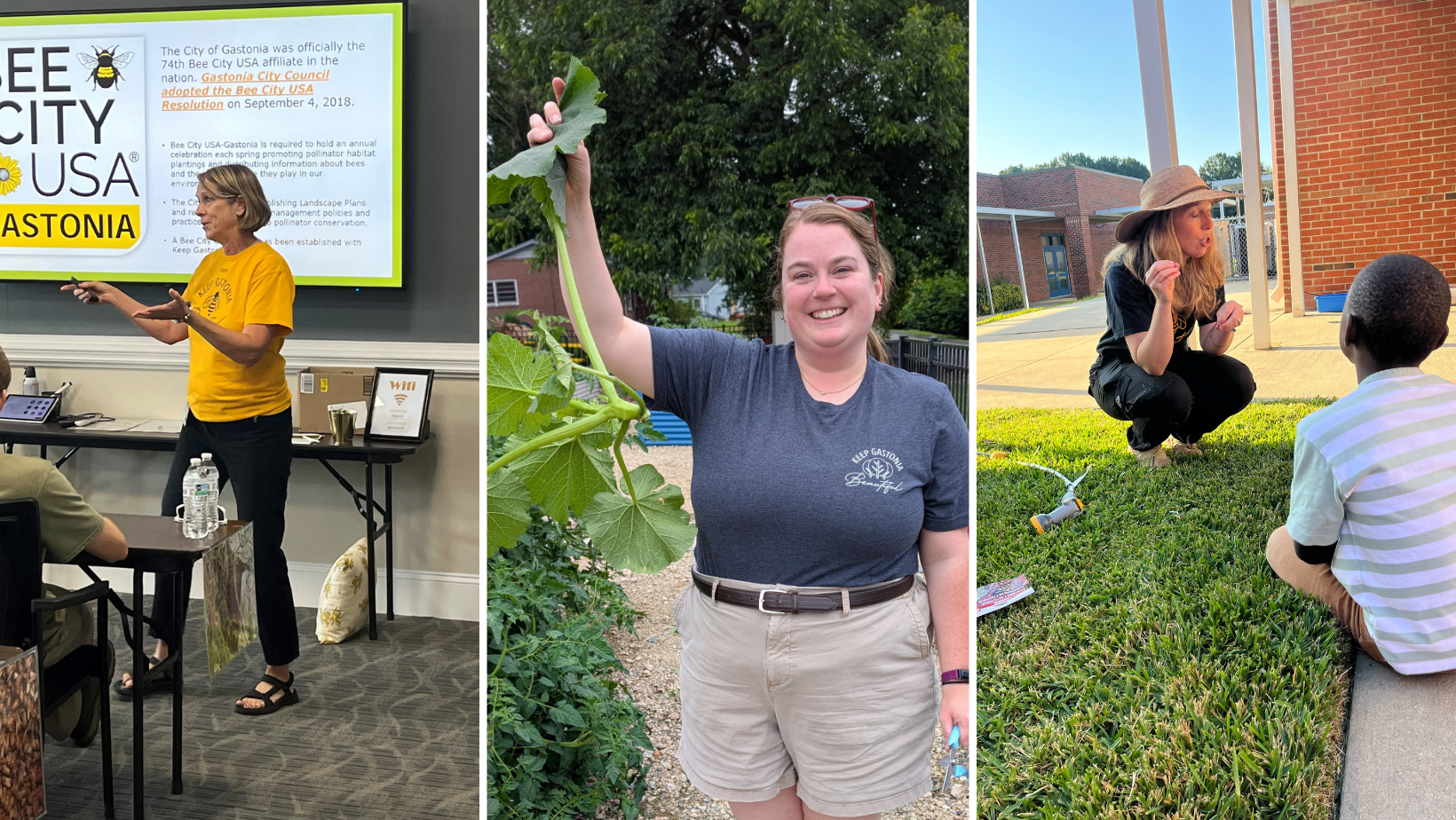 Visuals of our staff out teaching programs